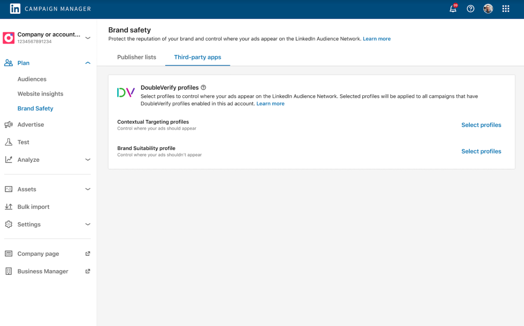 LinkedIn Brand Safety Hub 2